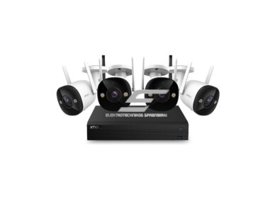Išmanus | vaizdo stebėjimo IP kamerų komplektas | 4 Bullet kameros 2MP | 1TB NVR Pro įrašymo įrenginys | 4 kanalų | IP67 | Wi-Fi | KIT/NVR1104HS-W-S2/4-F22FE IMOU Išmanus | vaizdo stebėjimo IP kamerų komplektas | 4 Bullet kameros 2MP | 1TB NVR Pro įrašymo įrenginys | 4 kanalų | IP67 | Wi-Fi | KIT/NVR1104HS-W-S2/4-F22FE IMOU