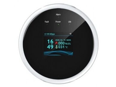 Išmanus dujų nuotėkio jutiklis | daviklis | 230VAC | Wi-Fi | Smart Life | TUYA | COWIFITUYA Išmanus dujų nuotėkio jutiklis | daviklis | 230VAC | Wi-Fi | Smart Life | TUYA | COWIFITUYA