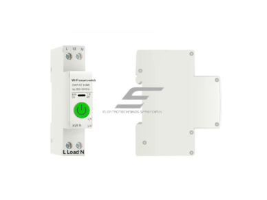 Išmanus WiFi automatinis jungiklis su energijos matavimu | 1P | 50A | Tuya Smart APP | DIN montavimas 1 Išmanus WiFi automatinis jungiklis su energijos matavimu | 1P | 50A | Tuya Smart APP | DIN montavimas 1