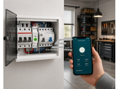 Išmanus WiFi automatinis jungiklis su energijos matavimu | 2P | 63A | Tuya Smart APP | DIN montavimas 2 Išmanus WiFi automatinis jungiklis su energijos matavimu | 2P | 63A | Tuya Smart APP | DIN montavimas 2