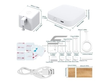 Išmanus | belaidis jungiklis | namų robotas | FINGERBOT | Bluetooth | Smart Life | TUYA | MOES 8 Išmanus | belaidis jungiklis | namų robotas | FINGERBOT | Bluetooth | Smart Life | TUYA | MOES 8