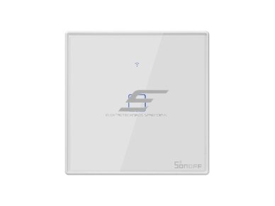 Išmanus | nuotolinis liečiamas sieninis jungiklis | 1 kanalo | 480W | 230VAC | baltas | Wi-Fi | SONOFF | T2EU1C-TX | 6920075725711 Išmanus | nuotolinis liečiamas sieninis jungiklis | 1 kanalo | 480W | 230VAC | baltas | Wi-Fi | SONOFF | T2EU1C-TX | 6920075725711