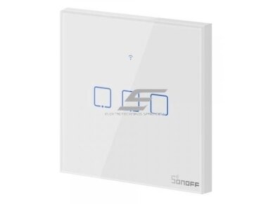 Išmanus | nuotolinis liečiamas sieninis jungiklis | 3 kanalų | 3x480W | 230VAC | baltas | Wi-Fi | SONOFF | T0EU2C-TX | 6920075725230 Išmanus | nuotolinis liečiamas sieninis jungiklis | 3 kanalų | 3x480W | 230VAC | baltas | Wi-Fi | SONOFF | T0EU2C-TX | 6920075725230