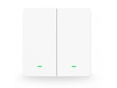 Išmanus jungiklis | 2 klavišų | 10A | 230V | baltas | Wi-Fi | Smart Life | TUYA | Gosund | SW9 | 6972391281471 1 Išmanus jungiklis | 2 klavišų | 10A | 230V | baltas | Wi-Fi | Smart Life | TUYA | Gosund | SW9 | 6972391281471 1