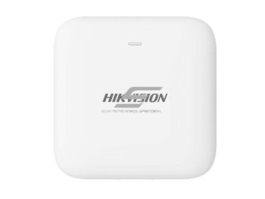 Išmanus | belaidis vandens nuotėkio jutiklis | su išoriniu zondu | IP66 | baltas | Hikvision DS-PDWL-E-WE AX PRO
