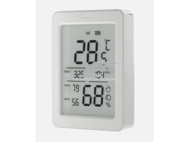 Išmanusis patalpų temperatūros ir drėgmės jutiklis Sonoff SNZB-02DR2 su monotoringo funkcija | 3,6'' LCD ekranas | VPD (garų slėgio deficito) ir rasos taško analizė | Zigbee 3.0 2 Išmanusis patalpų temperatūros ir drėgmės jutiklis Sonoff SNZB-02DR2 su monotoringo funkcija | 3,6'' LCD ekranas | VPD (garų slėgio deficito) ir rasos taško analizė | Zigbee 3.0 2
