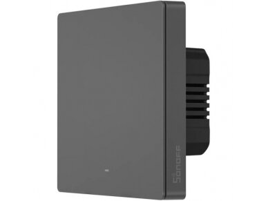 Išmanus | nuotolinis sieninis jungiklis | 1 klavišo | 10A | 2200W | 100-240VAC | juodas | Wi-Fi | SONOFF | M5-1C-86 | 6920075777093