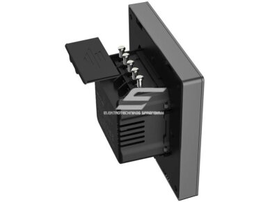 Išmanus | nuotolinis sieninis jungiklis | 2 klavišų | 10A | 2200W | 100-240VAC | juodas | Wi-Fi | SONOFF | M5-2C-86 | 6920075777109 1