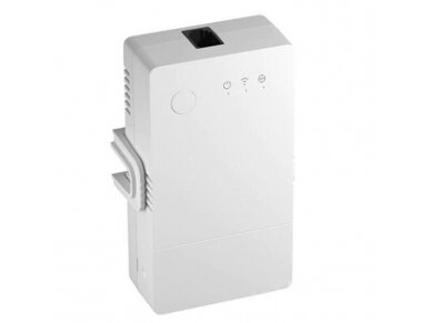 Išmanus temperatūros ir drėgmės valdiklis | 20A | 100-240VAC | baltas | DIN | Wi-Fi | TH Origin | SONOFF | THR320 | 6920075777536