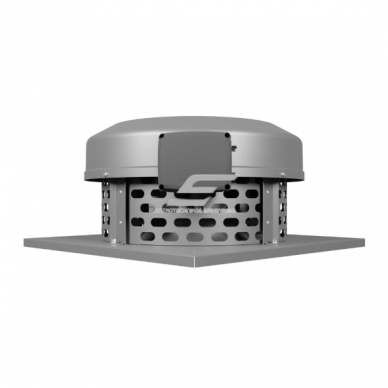 Centrifugal roof fan | for ventilation systems | 220x450x450mm | IP54 | grey | galvanized steel | ISV280 2
