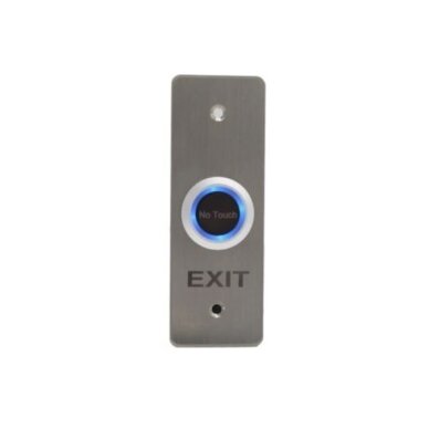 Exit door button | 12/24VDC | 115x40x25mm | NO/NC/COM | flush-mounted | contactless | EXIT | PBA-700B