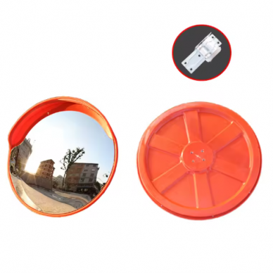 Kumer sfääriline turvapeegel | teede ristmikele | 100 cm | pimealade jaoks | 180° vaatenurk | löögikindel | kasutamiseks sise- ja välistingimustes 1