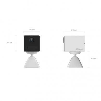 Inteligentna | Bezprzewodowa kamera monitoringu IP | 2MP | z baterią | IP20 | Wi-Fi | CS-CB2 EZVIZ 3 Inteligentna | Bezprzewodowa kamera monitoringu IP | 2MP | z baterią | IP20 | Wi-Fi | CS-CB2 EZVIZ 3