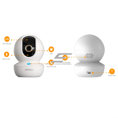 Inteligentna | Bezprzewodowa kamera do monitoringu IP 3MP | 2K | PT | Wi-Fi | IPC-GK2CP-3C0WR IMOU 3 Inteligentna | Bezprzewodowa kamera do monitoringu IP 3MP | 2K | PT | Wi-Fi | IPC-GK2CP-3C0WR IMOU 3