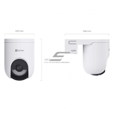Inteligentna | Bezprzewodowa kamera monitoringu IP | 4MP | z baterią | IP65 | Wi-Fi | CS-HB8C EZVIZ 3 Inteligentna | Bezprzewodowa kamera monitoringu IP | 4MP | z baterią | IP65 | Wi-Fi | CS-HB8C EZVIZ 3