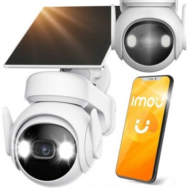 Smart | Wireless IP Surveillance Camera 3MP | PT | with Solar Module | IP66 | Wi-Fi | KIT/IPC-K9EP-3T0WE/FSP12-TYPEC IMOU 2 Smart | Wireless IP Surveillance Camera 3MP | PT | with Solar Module | IP66 | Wi-Fi | KIT/IPC-K9EP-3T0WE/FSP12-TYPEC IMOU 2