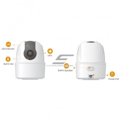 Inteligentna | kamera do monitoringu IP 3MP | PT | Wi-Fi | IPC-K2ECP-3H1W IMOU 3 Inteligentna | kamera do monitoringu IP 3MP | PT | Wi-Fi | IPC-K2ECP-3H1W IMOU 3
