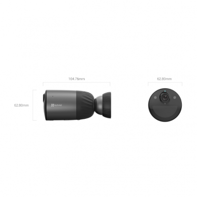 Inteligentna | bezprzewodowa kamera do monitoringu IP | 8MP | z baterią | IP66 | Wi-Fi | CS-BC1C EZVIZ 4 Inteligentna | bezprzewodowa kamera do monitoringu IP | 8MP | z baterią | IP66 | Wi-Fi | CS-BC1C EZVIZ 4