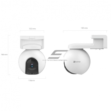 Nutikas | juhtmevaba valve IP-kaamera | 3MP | 4G | IP65 | CS-EB8 EZVIZ 3 Nutikas | juhtmevaba valve IP-kaamera | 3MP | 4G | IP65 | CS-EB8 EZVIZ 3