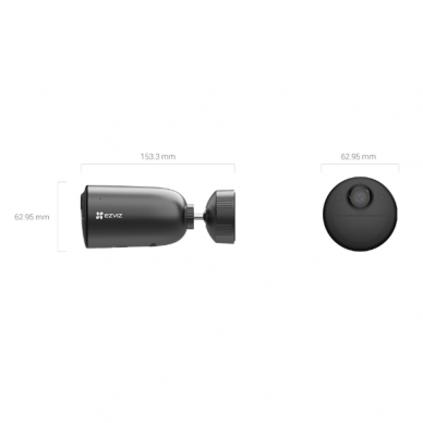 Inteligentna | bezprzewodowa kamera monitoringu IP | z panelem słonecznym | 3MP | 4G | IP65 | CS-EB3 EZVIZ 4 Inteligentna | bezprzewodowa kamera monitoringu IP | z panelem słonecznym | 3MP | 4G | IP65 | CS-EB3 EZVIZ 4