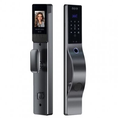 Smart door lock with facial recognition | fingerprint | IC card reader | 420x70x55mm | grey | TUYA | Wi-Fi Smart door lock with facial recognition | fingerprint | IC card reader | 420x70x55mm | grey | TUYA | Wi-Fi