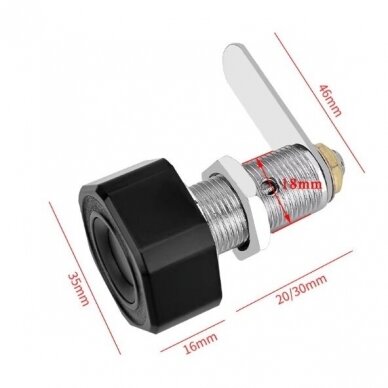 Smart electronic lock with biometric | fingerprint unlocking | for cabinet | safe | 20mm | black | Tuya 5 Smart electronic lock with biometric | fingerprint unlocking | for cabinet | safe | 20mm | black | Tuya 5