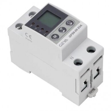 Умное цифровое реле контроля напряжения и тока | 1-32A | 230V | IP40 | Wi-Fi | Tuya 2 Умное цифровое реле контроля напряжения и тока | 1-32A | 230V | IP40 | Wi-Fi | Tuya 2