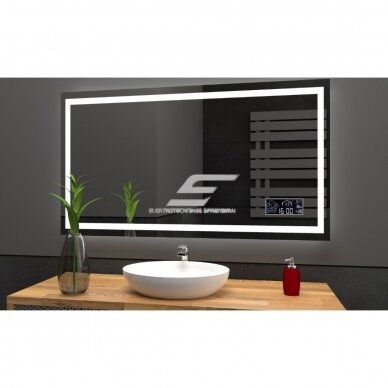Viedā LED laika prognozes stacija | Spoguļa displejs | 12/24V | 4,8W | IP20 | WiFi | Tuya 2 Viedā LED laika prognozes stacija | Spoguļa displejs | 12/24V | 4,8W | IP20 | WiFi | Tuya 2