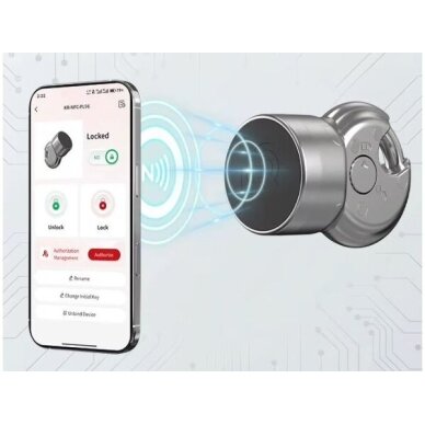 Умный навесной замок | разблокировка через NFC-приложение | Φ55x96мм | IP65 3 Умный навесной замок | разблокировка через NFC-приложение | Φ55x96мм | IP65 3