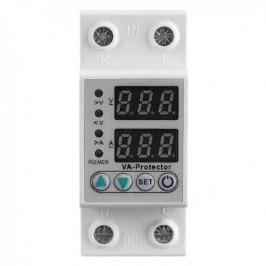Digital Voltage and Current Control Relay | 63A | 230V Digital Voltage and Current Control Relay | 63A | 230V