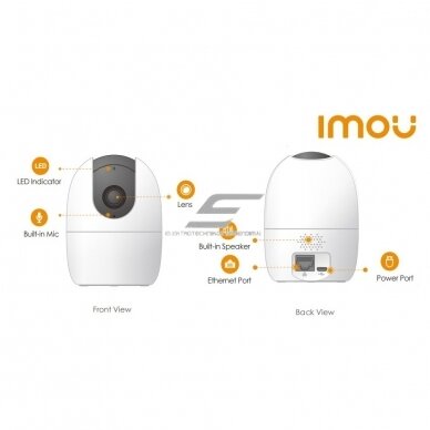 Nutikas | videovalve IP-kaamera 2MP | PT | Wi-Fi | IPC-A22EP-L IMOU 2