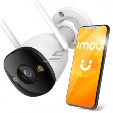 Nutikas | IP videovalvekaamera 3MP | BULLET | IP67 | Wi-Fi | IPC-S3EP-3M0WE IMOU 2 Nutikas | IP videovalvekaamera 3MP | BULLET | IP67 | Wi-Fi | IPC-S3EP-3M0WE IMOU 2