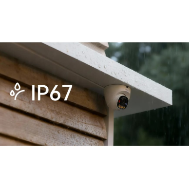 PoE IP-камера видеонаблюдения | 5MP 3K | тип Turret | IP67 | ночное видение до 30 м | обнаружение человека и транспорта | MicroSD до 512GB | IMOU | PS8D 2