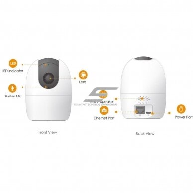 Умная | IP-камера видеонаблюдения 5MP | PT | Wi-Fi | IPC-K2EP-5H2W IMOU 3 Умная | IP-камера видеонаблюдения 5MP | PT | Wi-Fi | IPC-K2EP-5H2W IMOU 3