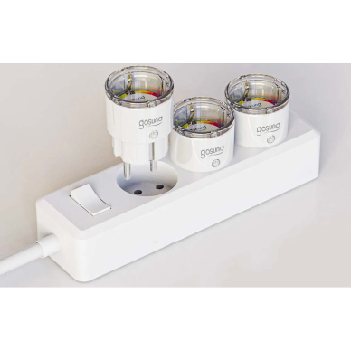 Inteligentne gniazdko Wi-Fi | 2500W | 10A | 230V | (4 szt.) | Tuya | GOSUND-EP2-4 1 Inteligentne gniazdko Wi-Fi | 2500W | 10A | 230V | (4 szt.) | Tuya | GOSUND-EP2-4 1