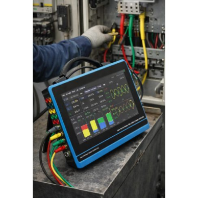 Portable three-phase power network analyzer | power quality meter | harmonic analysis | high accuracy 4