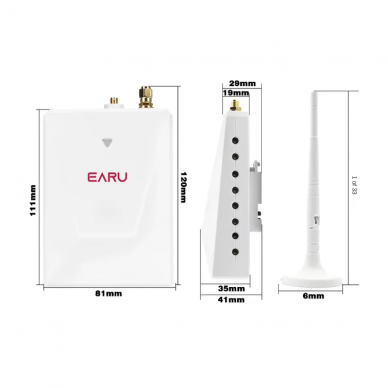Viedais 3 fāžu elektroenerģijas analizators | 19 kanāli | WiFi + mobilā vadība | 300A (CT) | divvirzienu kWh 2