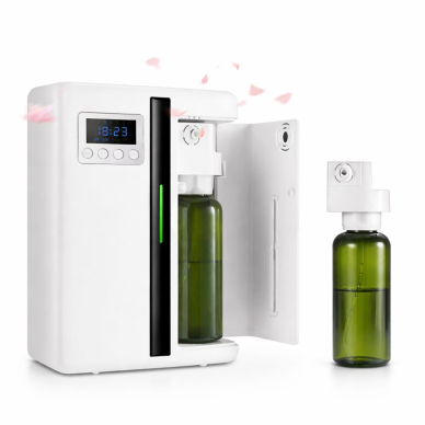 Nutikas lõhnadifuuser Bluetoothiga | 200 ml | 185x85x225 mm | seinale paigaldatav / vabalt paigaldatav | vaikne | EU | 230 V | koju | kontoritesse | hotellidele | valge 1 Nutikas lõhnadifuuser Bluetoothiga | 200 ml | 185x85x225 mm | seinale paigaldatav / vabalt paigaldatav | vaikne | EU | 230 V | koju | kontoritesse | hotellidele | valge 1