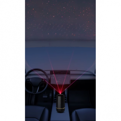 Viedais aromāta difuzors ar LED apgaismojumu “Zvaigžņotā nakts” | 4W | 5VDC | 10ml | 10-50m³ | 141x71mm | melns | mājai | automašīnai 4