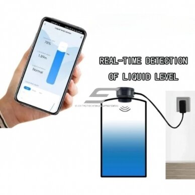 Viedais bezkontakta šķidruma līmeņa sensors | 10cm-2,9m | 90-250V | RF433MHz | Tuya | Wi-Fi | IP67 3 Viedais bezkontakta šķidruma līmeņa sensors | 10cm-2,9m | 90-250V | RF433MHz | Tuya | Wi-Fi | IP67 3