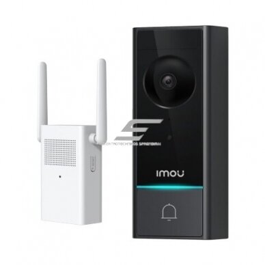 Inteligentny | Bezprzewodowy dzwonek do drzwi z kamerą 5MP | IP65 | Wi-Fi | DB60-kit IMOU