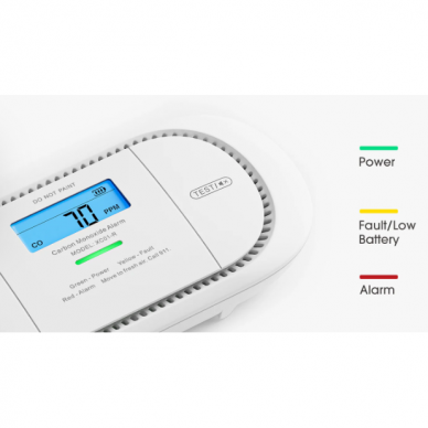 Wireless | Digital standalone CO carbon monoxide sensor | detector | X-Sense XC01-R 1