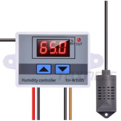Digital humidity and temperature controller | 220V | 1500W | 10A | 0–99% RH | LED display | Taxnele 1 Digital humidity and temperature controller | 220V | 1500W | 10A | 0–99% RH | LED display | Taxnele 1
