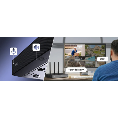 Viedais | Bezvadu video novērošanas ierakstītājs | 10 kanāli | NVR-N110W-8A0E IMOU 3 Viedais | Bezvadu video novērošanas ierakstītājs | 10 kanāli | NVR-N110W-8A0E IMOU 3