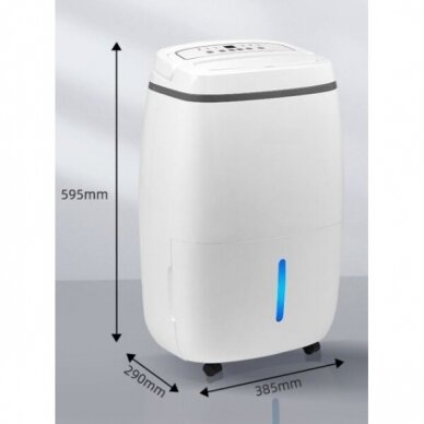 Inteligentny domowy osuszacz powietrza | pochłaniacz wilgoci | 240W | 230V | 20l/24h | 140m³/h | 595x385x290mm | biały | Wi-Fi 3 Inteligentny domowy osuszacz powietrza | pochłaniacz wilgoci | 240W | 230V | 20l/24h | 140m³/h | 595x385x290mm | biały | Wi-Fi 3