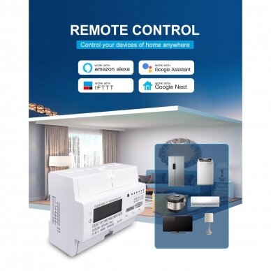 Moodul-kolmefaasiline nutikas elektriarvesti releega | 60 A | 3×230/400 V | Wi-Fi Tuya | kaugjuhtimine | U/I kaitse | RS485 | DIN | Tomzn TO-DTS238 2 Moodul-kolmefaasiline nutikas elektriarvesti releega | 60 A | 3×230/400 V | Wi-Fi Tuya | kaugjuhtimine | U/I kaitse | RS485 | DIN | Tomzn TO-DTS238 2