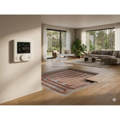 Smart WiFi underfloor heating thermostat | 16A | IPS color display | weather forecast | AC100–230V | IP20 | dark gray 3 Smart WiFi underfloor heating thermostat | 16A | IPS color display | weather forecast | AC100–230V | IP20 | dark gray 3
