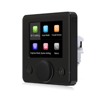 Smart underfloor heating thermostat with WiFi | 16A | IPS color display | weather forecast | AC100–230V | IP20 | black 1