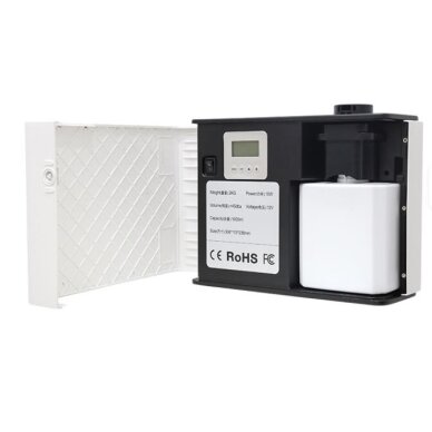 Inteligentny dyfuzor zapachowy HVAC | sterowanie WiFi APP | 1000 ml | bez użycia wody | 3000-4000 m³ | naścienny | 12V DC | biały 2
