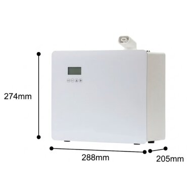 Nutikas kommertslik aroomidifuuser | 15W | 1000 ml | HVAC süsteemidele | 3000–4000 m³ | kahe vedeliku atomiseerimine | 288x205x274 mm | metallist | vabalt seisev | valge 3 Nutikas kommertslik aroomidifuuser | 15W | 1000 ml | HVAC süsteemidele | 3000–4000 m³ | kahe vedeliku atomiseerimine | 288x205x274 mm | metallist | vabalt seisev | valge 3